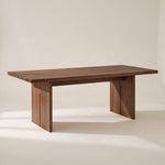 Mesa de comedor Plane, para 6-8 personas, nogal americano