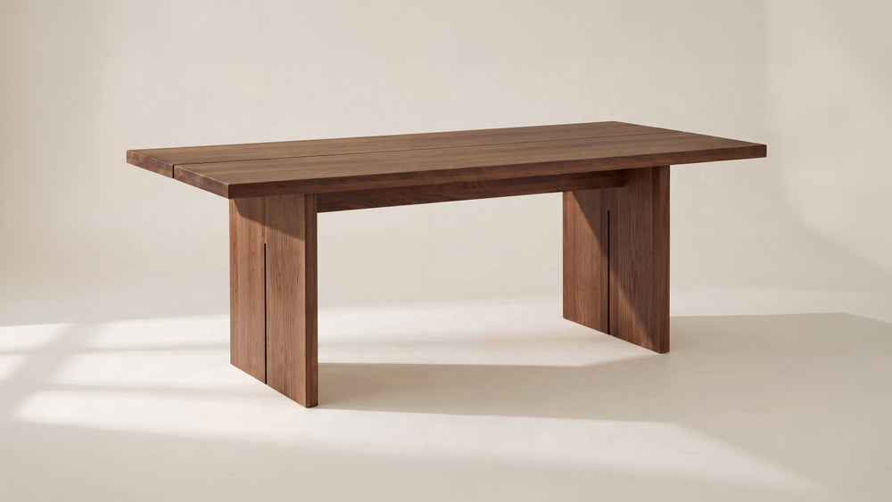 Mesa de comedor Plane, para 6-8 personas, nogal americano