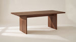 Mesa de comedor Plane, para 6-8 personas, nogal americano