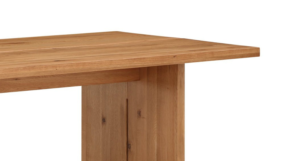 Mesa de comedor Plane, para 8-10 personas, roble