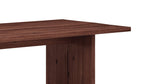 Mesa de comedor Plane, capacidad para 8–10 personas, nogal americano