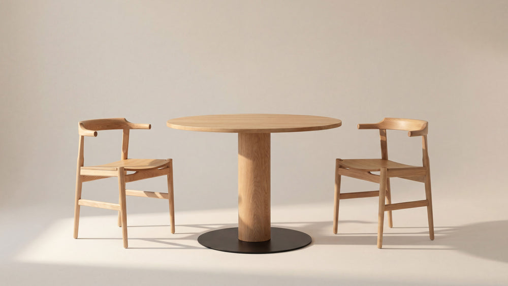 Mesa de comedor Formation, para 3-4 personas, roble