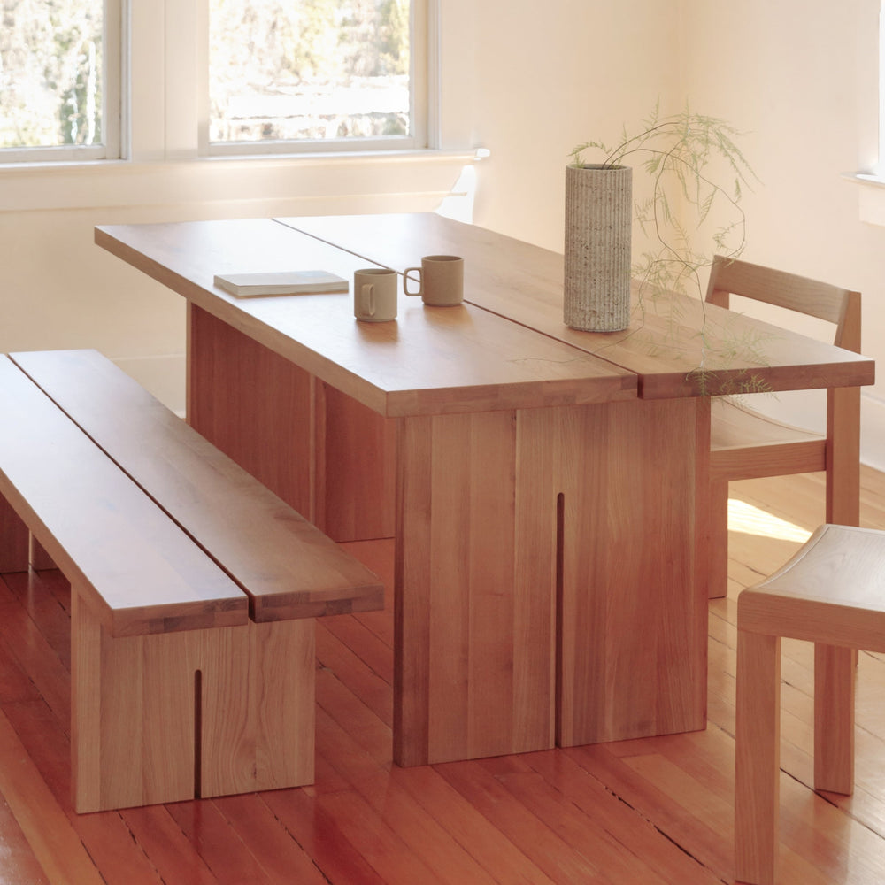 Mesa de comedor Plane, para 4-6 personas, de roble