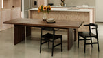 Mesa de comedor Plane, para 4-6 personas, nogal americano