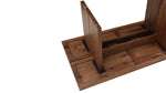 Mesa de comedor Plane, para 4-6 personas, nogal americano