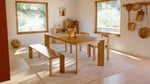 Mesa de comedor Frame, para 6-8 personas, roble