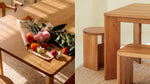Mesa de comedor Frame, para 6-8 personas, roble