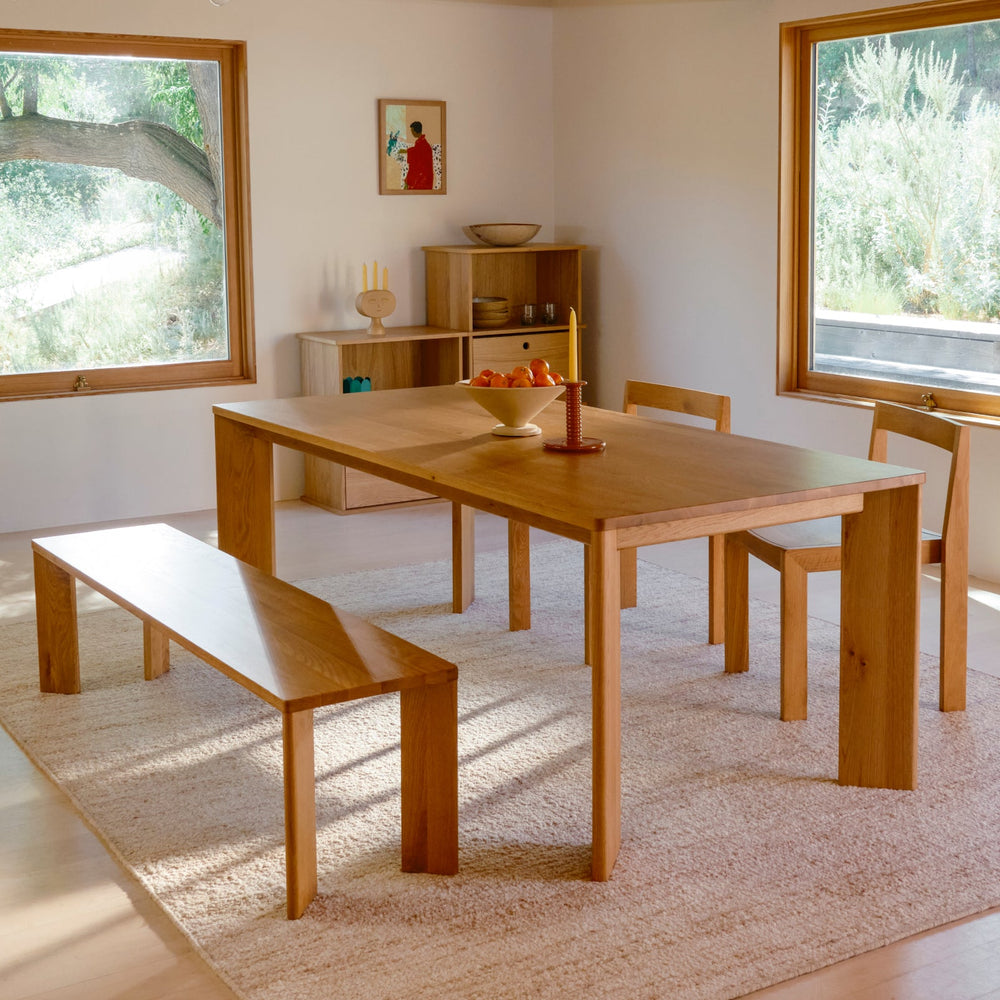 Mesa de comedor Frame, para 6-8 personas, roble