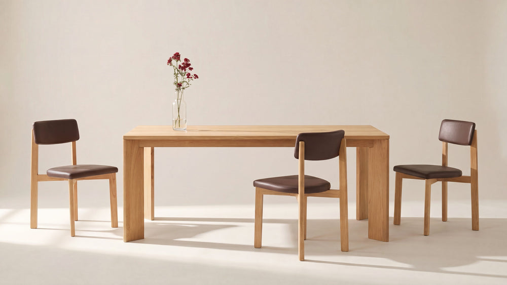 Mesa de comedor Frame, para 6-8 personas, roble