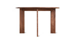 Mesa de comedor redonda Frame, para 4 a 5 personas, nogal americano