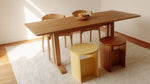 Mesa de comedor Flight, para 6–8 personas, roble cepillado