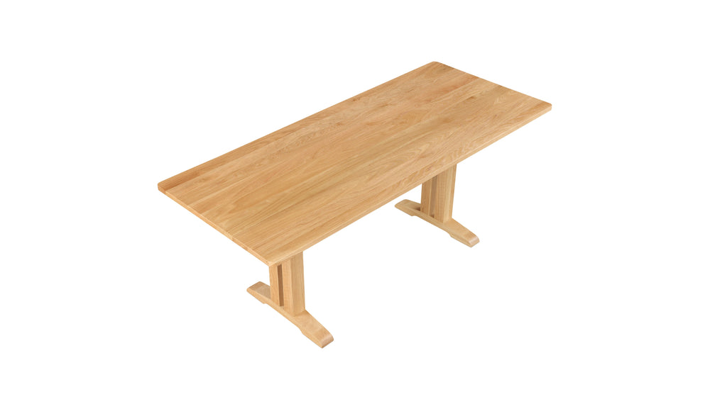 Mesa de comedor Flight, para 6–8 personas, roble cepillado