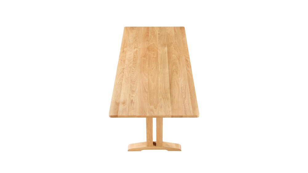 Mesa de comedor Flight, para 6–8 personas, roble cepillado