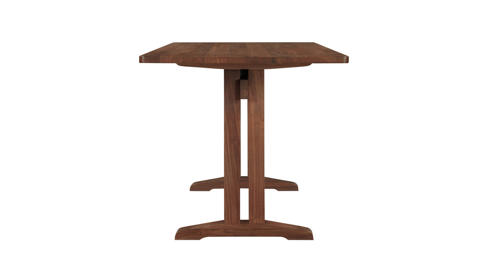 Mesa de comedor Flight, para 6-8 personas, nogal americano cepillado