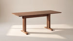 Mesa de comedor Flight, para 6-8 personas, nogal americano cepillado