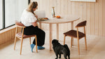 Mesa de comedor Better Together, para 4 personas, de fresno