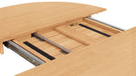 Mesa de comedor redonda extensible Frame, para 4-8 personas, roble