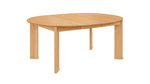Mesa de comedor redonda extensible Frame, para 4-8 personas, roble