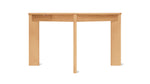 Mesa de comedor redonda extensible Frame, para 4-8 personas, roble