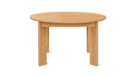 Mesa de comedor redonda extensible Frame, para 4-8 personas, roble