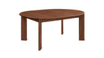 Mesa de comedor redonda extensible Frame, para 4-8 personas, roble