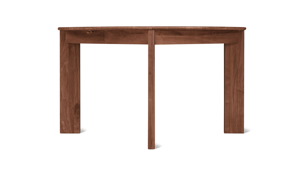 Mesa de comedor redonda extensible Frame, para 4-8 personas, roble
