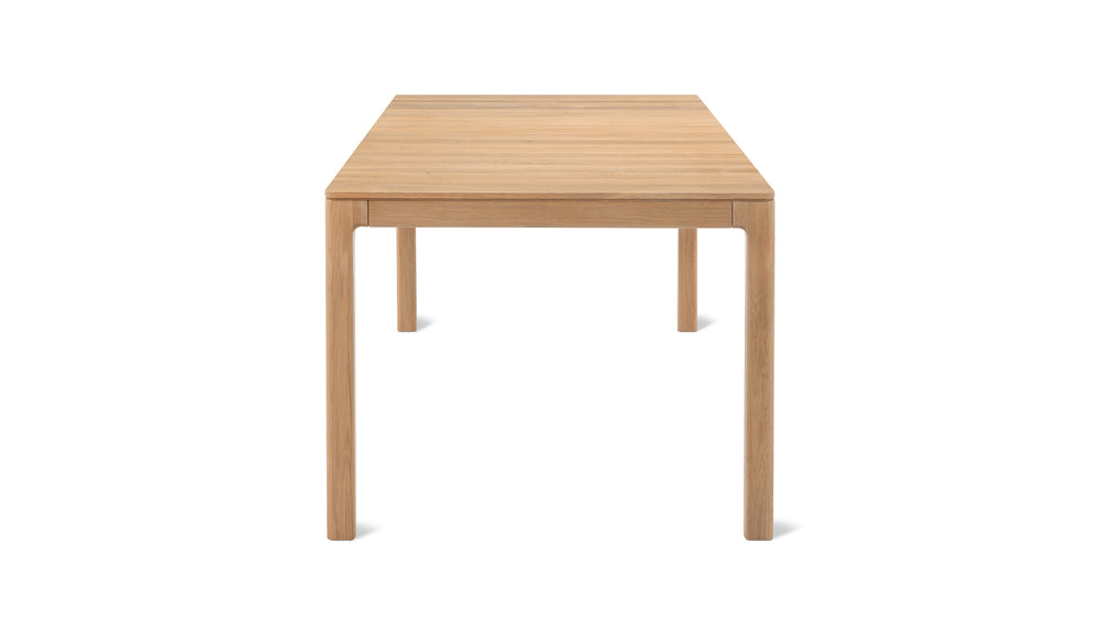 Mesa de comedor extensible Bridge, para 6–12 personas, roble