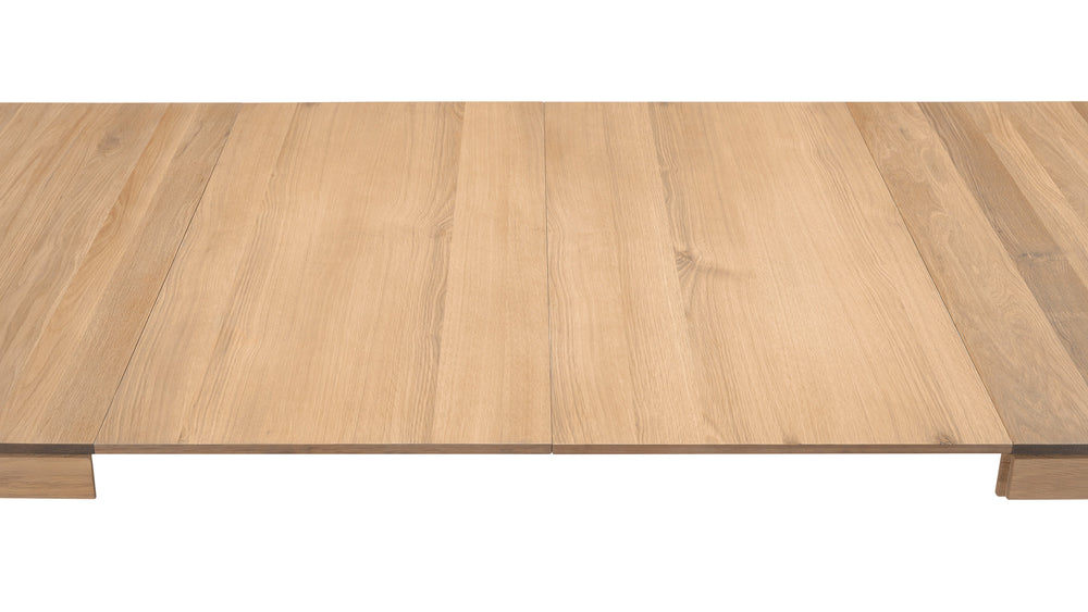 Mesa de comedor extensible Bridge, para 6–12 personas, roble