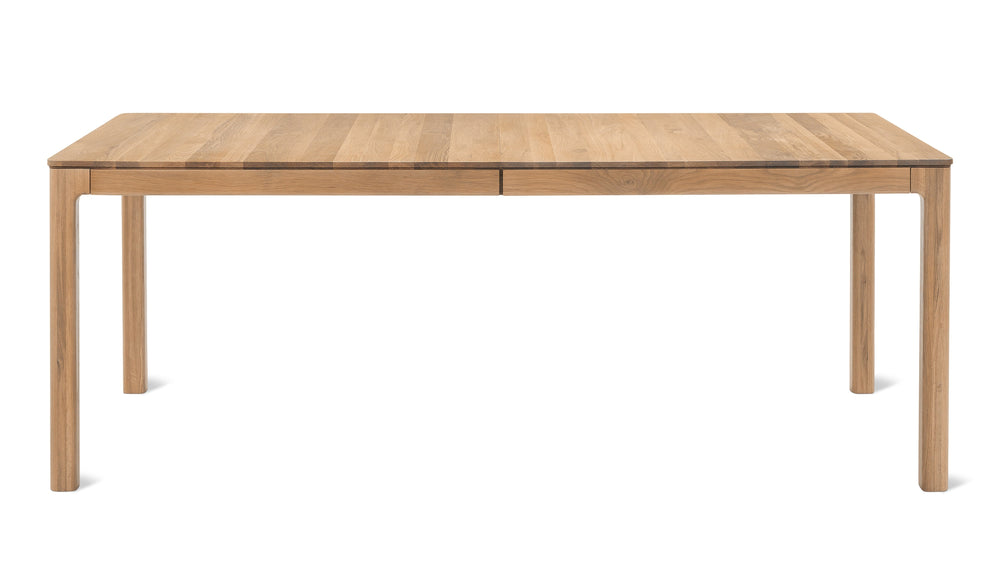 Mesa de comedor extensible Bridge, para 6–12 personas, roble
