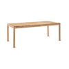 Mesa de comedor extensible Bridge, para 6–12 personas, roble
