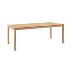 Mesa de comedor extensible Bridge, para 6–12 personas, roble