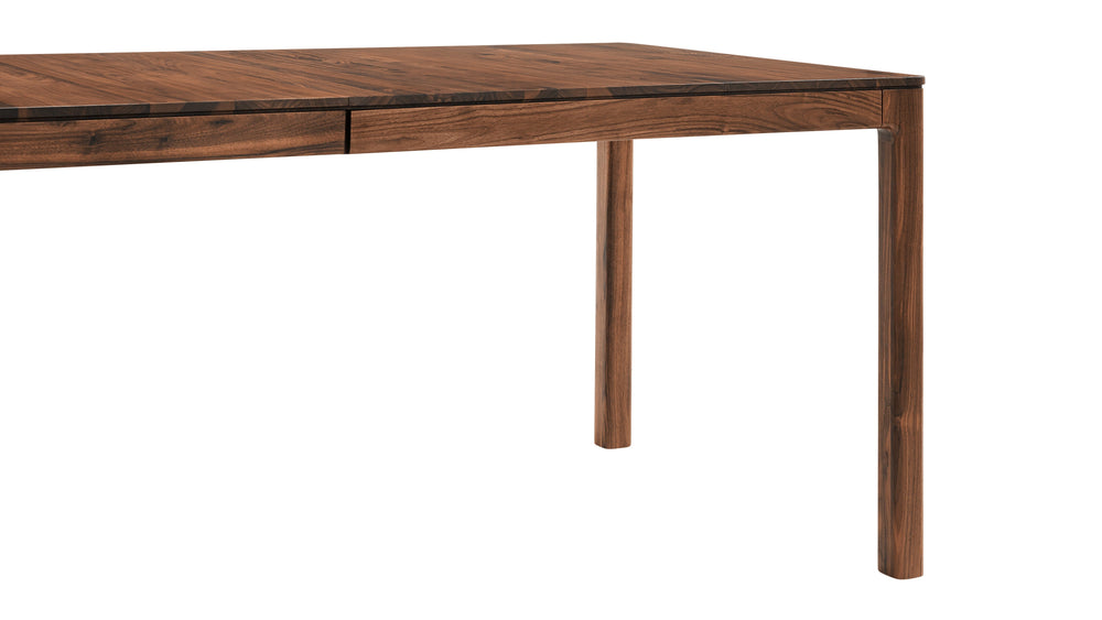Mesa de comedor extensible Bridge, para 6-12 personas, nogal americano