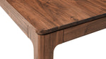 Mesa de comedor extensible Bridge, para 6-12 personas, nogal americano