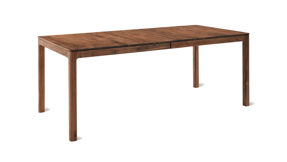 Mesa de comedor extensible Bridge, para 6-12 personas, nogal americano