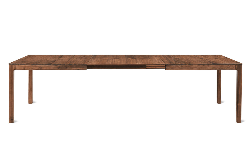 Mesa de comedor extensible Bridge, para 6-12 personas, nogal americano