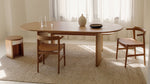 Mesa de comedor Union, para 4-6 personas, nogal