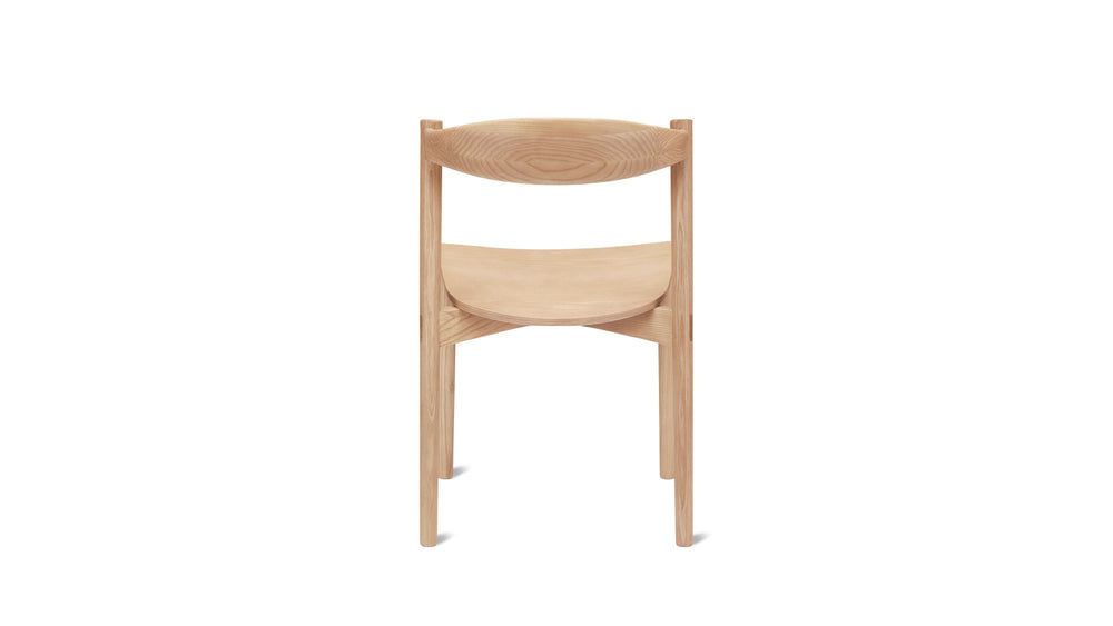 Silla de comedor Haven (Juego de dos), Fresno
