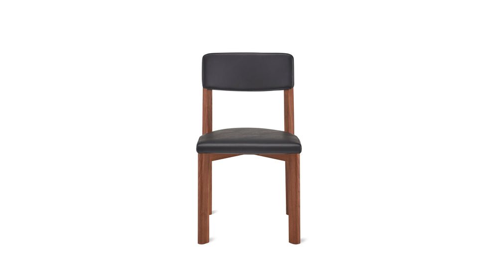 Silla de comedor Frame, nogal, caviar