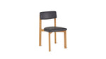 Silla de comedor Frame, roble, caviar