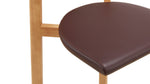 Silla de comedor Frame, roble cacao