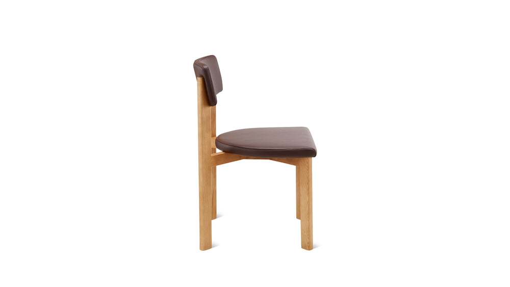 Silla de comedor Frame, roble cacao