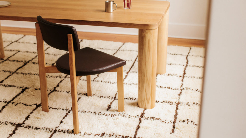 Silla de comedor Frame, roble cacao