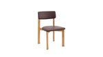 Silla de comedor Frame, roble cacao