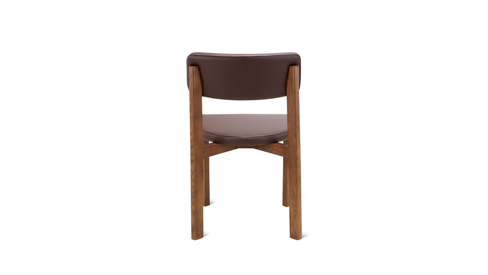 Silla de comedor Frame, nogal, cacao