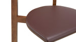 Silla de comedor Frame, nogal, cacao