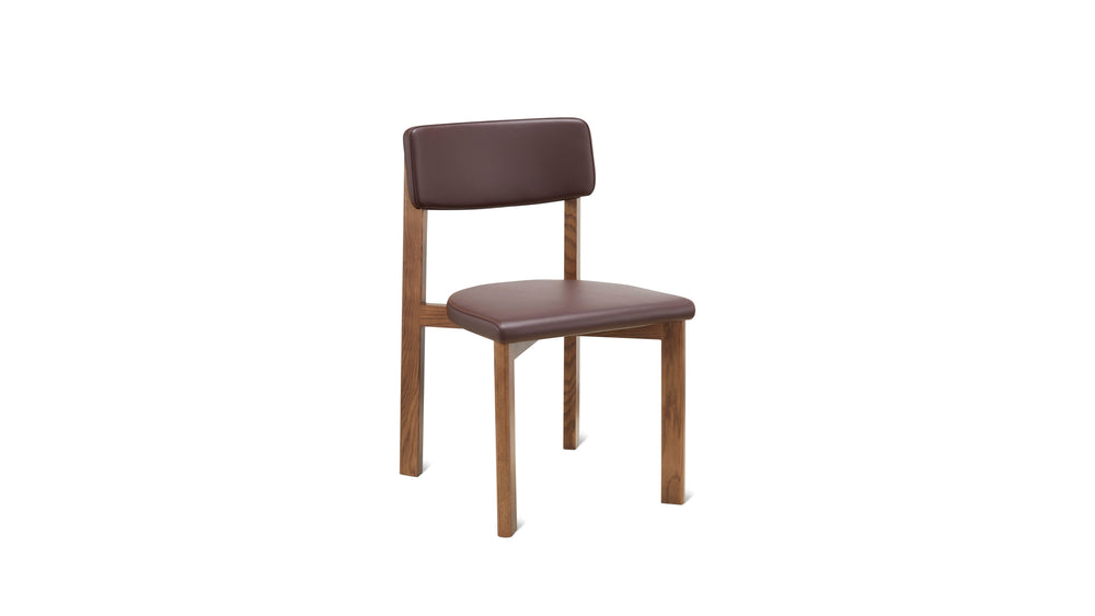 Silla de comedor Frame, nogal, cacao