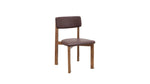 Silla de comedor Frame, nogal, cacao