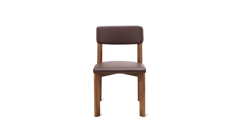 Silla de comedor Frame, nogal, cacao