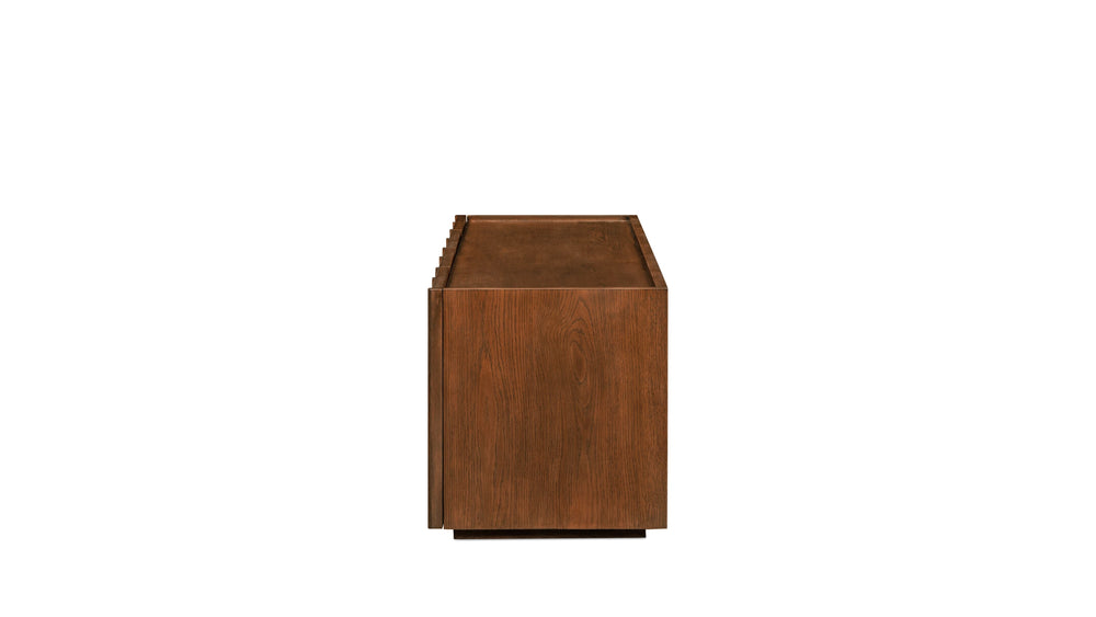 Mueble multimedia Tidal, nogal teñido