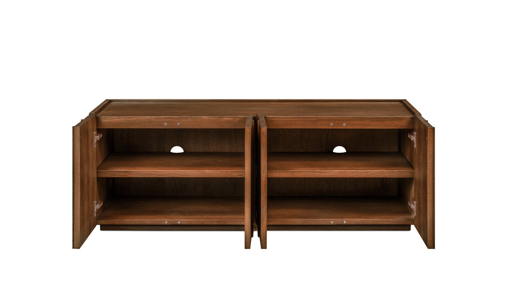 Mueble multimedia Tidal, nogal teñido
